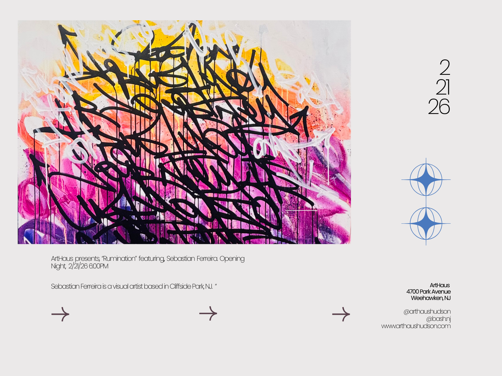 ArtHaus presents Rumination Sebastain Ferreira